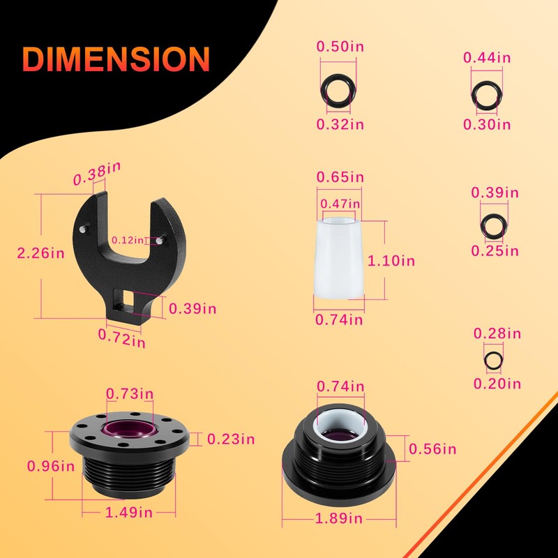 YMT Hydraulic Steering Cylinder Seal Kit with Pin Wrench Fits