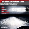 Adzoon 6 Inch LED Light Bar 2PCS 60W Single Rows