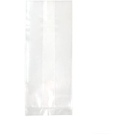100-Pack 6LB Gusseted Polypropylene Bags - 0.7mil - Ideal for Food, Candy, Product, Samples, and Packaging - Size: 5 x 3 x 15 inches - Durable and Versatile