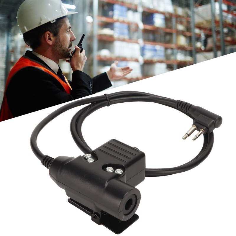 U94 PTT System Adapter 2 Pin M Head Dual Plug