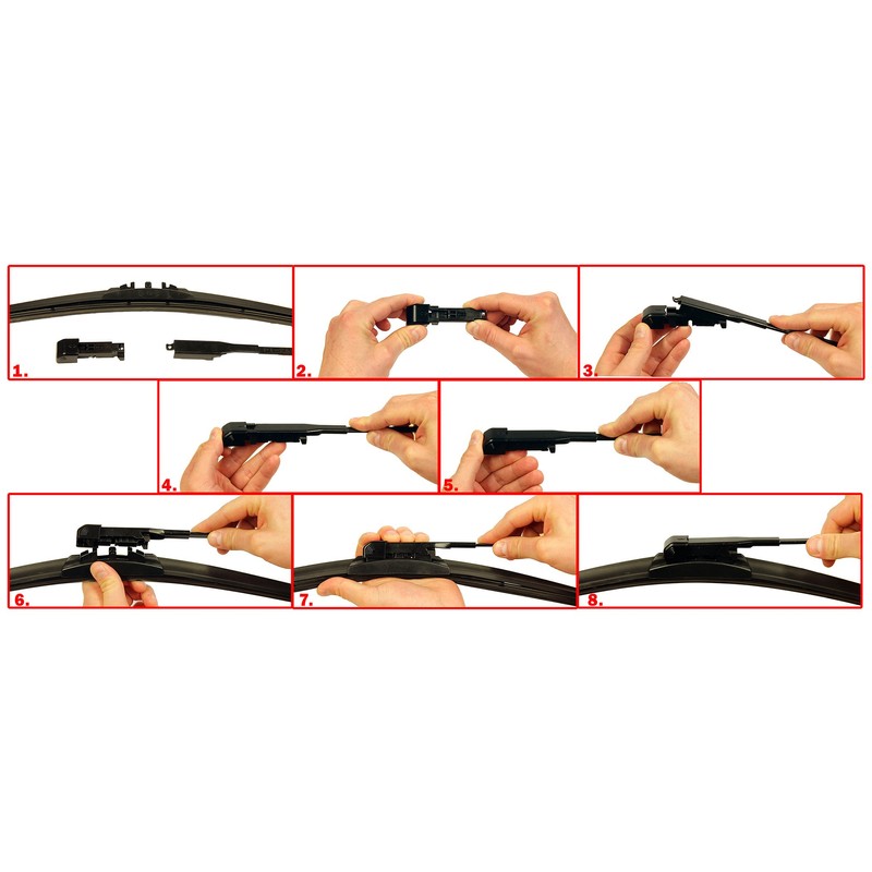 Alca WINTER SNOW Windscreen Wiper Blades 26" 15" PT Fiiat