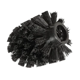 Wenko 19786100 Spare brush head with adapter Black Ø 8 cm, for WC brush sets, Plastic, 8 x 10 x 8 cm, Black