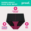 Proof. by Always High Rise Brief, Super Heavy Absorbency Period