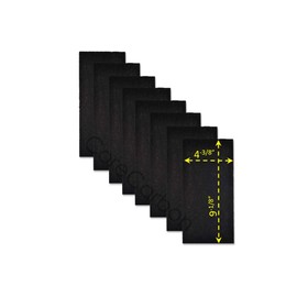 CoreCarbon 8-Pack Exact Fitment Pre-Filter Designed to Fit Honeywell True HEPA Models HPA-050, HPA060, HPA060BWM, HPA061-TGT and HEPAClean Model HHT-055