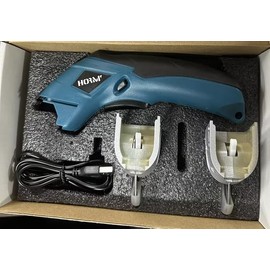 Cordless Electric Scissors,3.7V Fabric Cutter,Equipped with 2 Blades and 1 Charging line,Electric Cardboard Cutter for Fabrics,Cardboard,Carpets