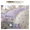 VM VOUGEMARKET Twin XL Comforter Set Twin,Garden Botanical Lavender Flower