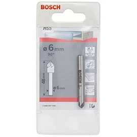 Bosch 2608597500 90° Countersink Bit, 6mm Shank, Silver