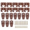 10PCS Drawer Slide Track Guide Glide for Center Mount Drawer