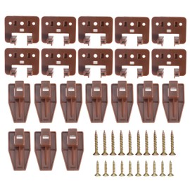 10PCS Drawer Slide Track Guide Glide for Center Mount Drawer for Dressers and for Nightstand for Kenlin for Rite-Trak 1 Drawer Systems (Please Check The Size Before Purchasing)