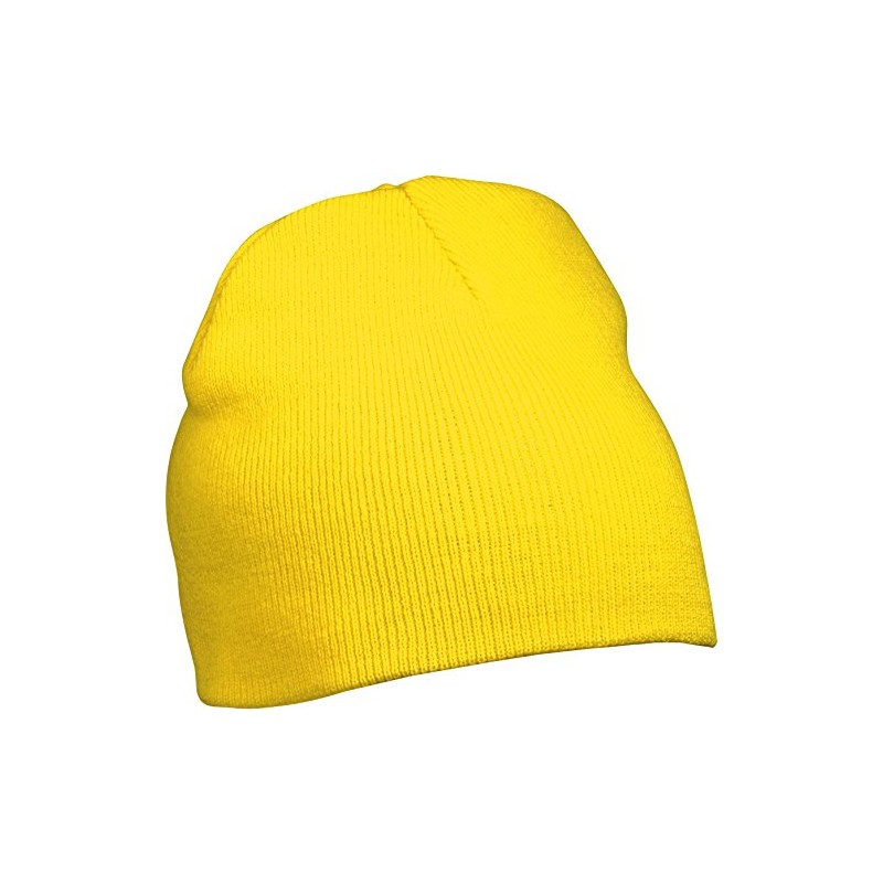 Myrtle Beach Knitted Beanie No. 1 MB7580, Colour: Yellow, Size: