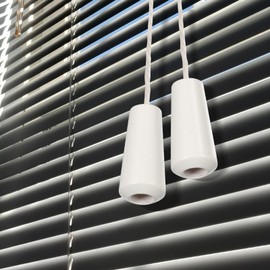 BESPORTBLE Wooden Bell Pendant 12Pcs - Versatile Wood Blind Pulls for Window Shades Curtain Accessories and Home Decor