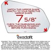 exactafit 8817R Passenger Side Mirror Glass Replacement Repair Compatible With