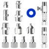 Magicrose 14pcs Airbrush Adapter Set, Airbrush Quick Release Disconnect Couplers,