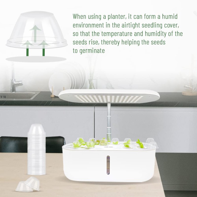 Grow Domes 4cm/1.57in Inner Diameter, Transparent Replacement Pod Grow Domes