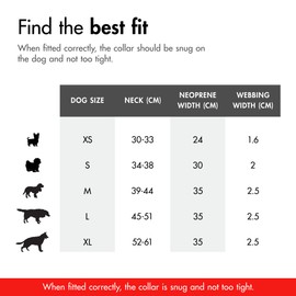 EzyDog Classic Neo Dog Collar - Reflective Large Dog Collar with Quick Release Buckle, For Small, Medium & Large Dogs - Supreme Comfort with Soft & Strong Nylon Webbing - Grey