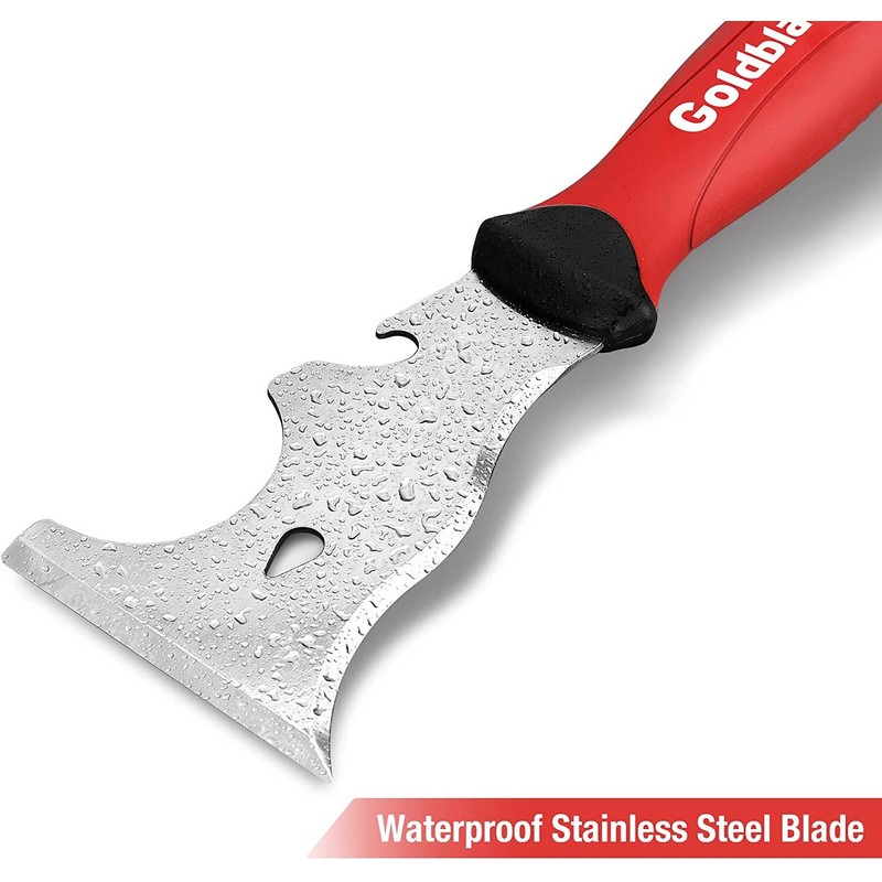 Goldblatt 2Pk 9-in-1 Paint Scraper Tool Stainless Steel Painters Tool