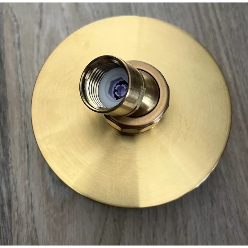 Symmons Duro 4" Shower Head – Brushed Bronze, Single Mode,