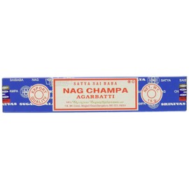 Nag Champa Agarbatti Incense Box, Bamboo, Multi-Colour, Pack of 12