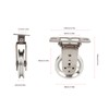 Pulley Wheel Bidirectional Rust Proof Silent Rotation Traction Wheel for