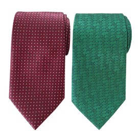 Towergem Extra Long Tie XL Men's Jacquard Microfibre Tie 63 Inches, PA2-114