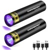 DARKBEAM Flashlight UV Black Light 395 NM, Mini but Powerful