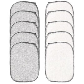 FACHOI Double-Side Scratch-Free Wire Dishcloth, Wire Dishwashing Cloths Reusable Non-Scratch Wire Cleaning Cloths Multipurpose Dishwashing Rags for Sinks, Dishes, Stovetops F4-GSCWB