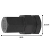 TONE BIT21-17 Impact Hexagon Bit (Replacement), Insertion Square Bit 0.8