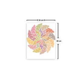 Le Jardin du Lin Printed Cotton Bags with Drawstring, Shopping Bag, Fabric Bag, Fabric Bag, Vegetable Bag, Reusable, Environmentally Friendly, Multipurpose, Foldable, Size: 30 x 40 cm