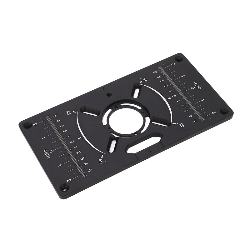 Router Plate Aluminum Alloy Router Table Insert Plate Trimming Machine