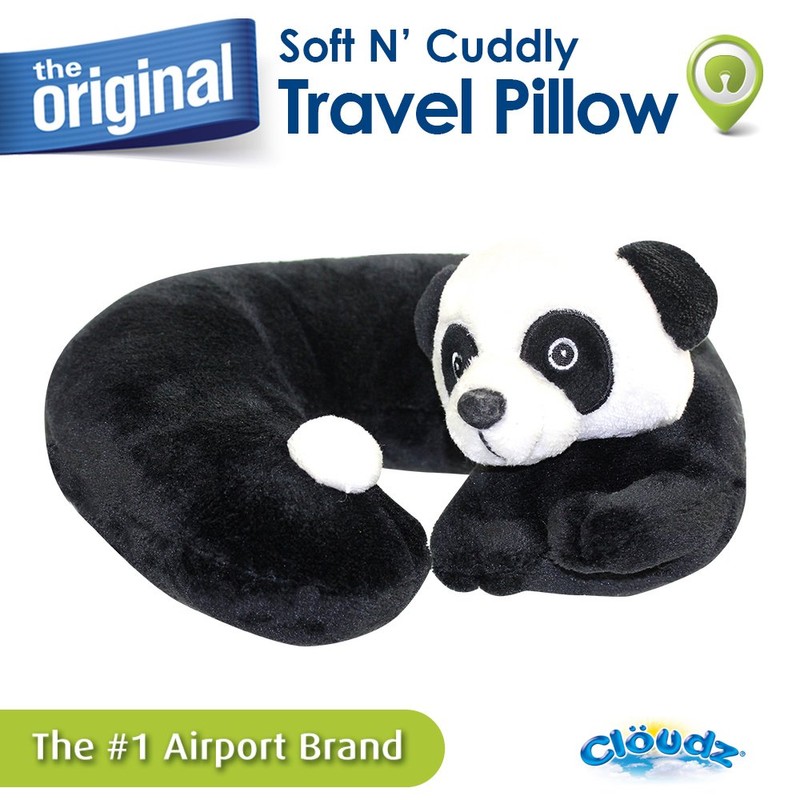 Cloudz Kids Plush Animal Neck Pillow - Panda