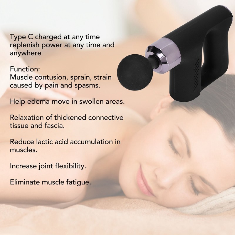 Percussion Muscle Massager Small Portable Relax Fitness Electric Frequency Conversion