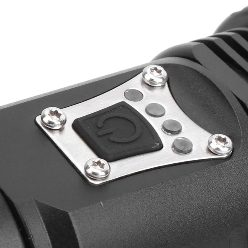 XHP90 Flashlight Zoomable Focusing USB Rechargeable TypeC Rechargeable Torch Outdoor