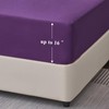 Aisbo King Size Fitted Sheet Purple - Extra Deep Pocket