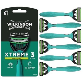 Wilkinson Sword Xtreme 3 Sensitive Disposable Razors Pack of 6 for Men