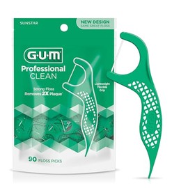 Sunstar 893F GUM Mint Flavor Professional Clean Flosser (Pack of 90)