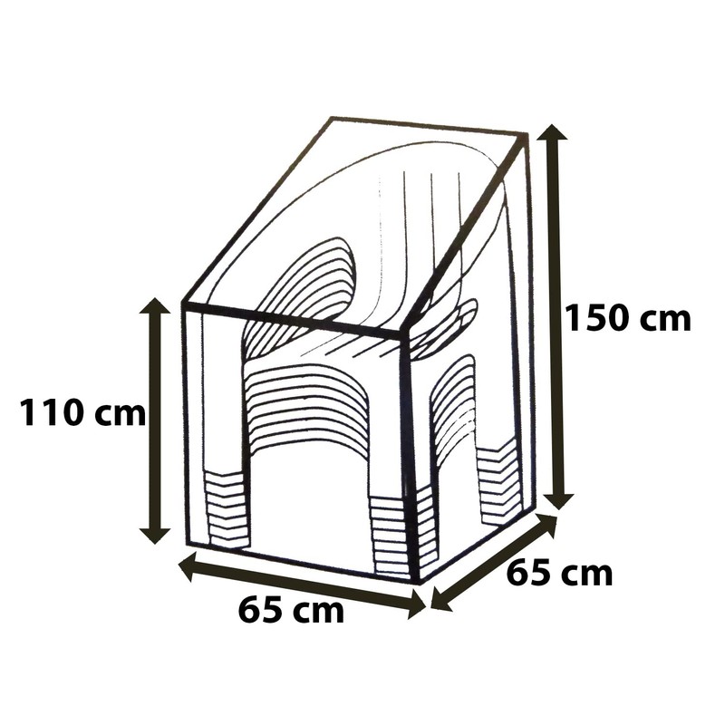 Protective Cover for Garden Chairs / Stacking Chairs Made of