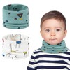 Kiiwah Pack of 2 Children's Loop Scarf, 0-8 Years, Baby