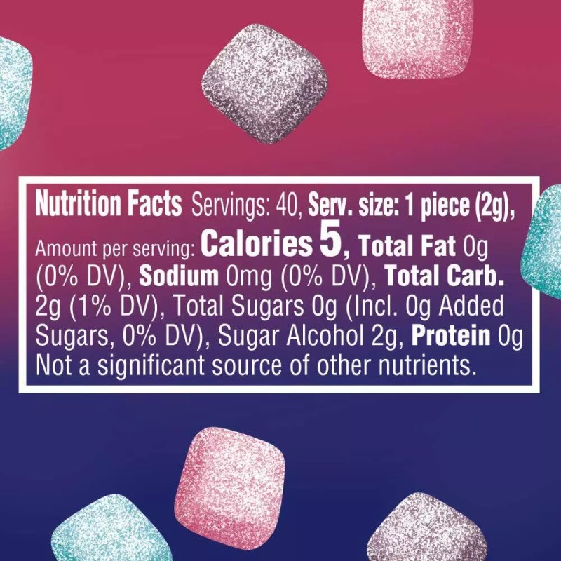 Extra Refreshers Berry Mix Gum, 3.21-Ounce 40-Piece Bottle (Pack of