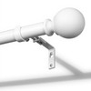 BRIOFOX White Curtain Rods for Windows 72 to 144 Inch(6-12ft)
