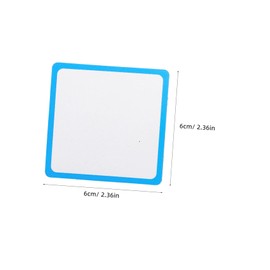 SEWACC 16pcs Magnetic Dry Erase Labels Multipurpose Square Name Tags for Classroom Office Organization Clear Magnetic Hold for Shelves Fridges More Each of Green Yellow