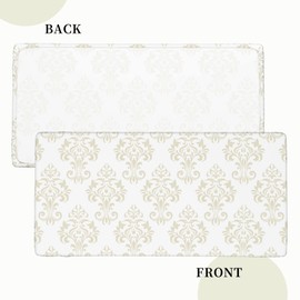 MOOCOM Rectanglar Table Cloth Cover,Elastic Fitted Table Covers for 4 Foot Folding Tables,Tablecloths for Picnic,Camping,Indoor,Outdoor 30"X48" Yellow Pattern