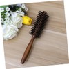 Baluue Boar Bristle Curling Comb Round Brush for Blow Dry
