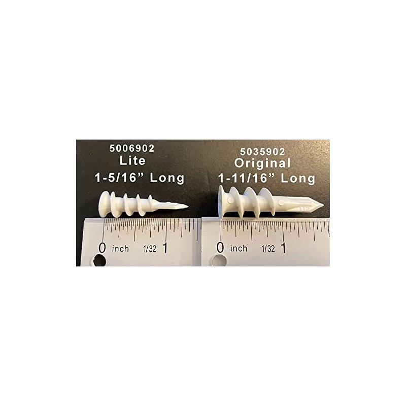 Qty. 100 EZ Anchor LITE Hollow Drywall Anchors - Nylon