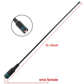 TIDRADIO TD-771 Antenna (5 Pack) VHF/UHF Walkie Talkie Antenna 144/430Mhz Ham Radio Antenna