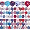 Reginary 72 Packs Dog Bandanas Pet Bandanas Triangle Scarf Bibs