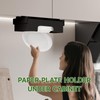 Paper Plate Dispenser Under Cabinet - 10 inch Bamboo Paper