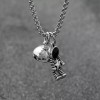 Veraly Set 2 Pulseras Y 2 Collares Pareja Astronauta Acero