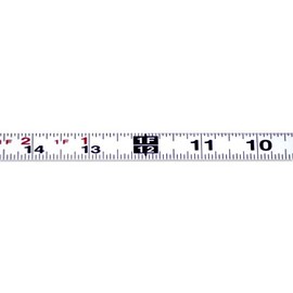 Metal Adhesive Backed Ruler â 1/2 Inch Wide X 4 Feet Long â Right to Left - Fractional - 1/16" Grads