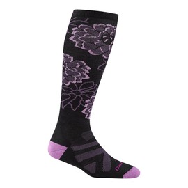 Darn Tough Women's Swirlwind Snow Sock (8054) - Black, Small