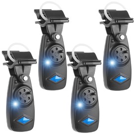 Pack of 4 Electronic Bite Alarms, Sensitive Bite Alarm Fishing with LED Luminous Indicator, Swinger Vibration, Bite Alarm for Carp Fishing, Rod Fishing Buzzer Equipment by Fischer Fishing Device